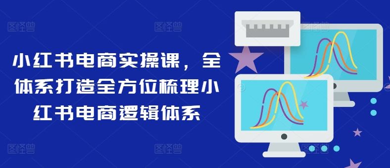 小红书电商实操课，全体系打造全方位梳理小红书电商逻辑体系