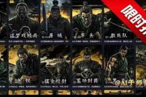 COZE扣子工作流一键生成历史人物一生的视频，复制粘贴运行即可，30s制作1个视频