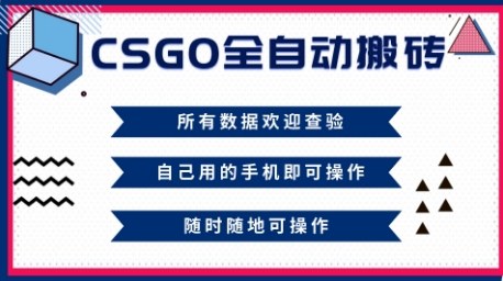 CSGO全自动搬砖，年底钱回家好项目，当天可拿到结果，新手小白轻松月入1W+【揭秘】网赚项目-副业赚钱-互联网创业-资源整合白嫖の网赚