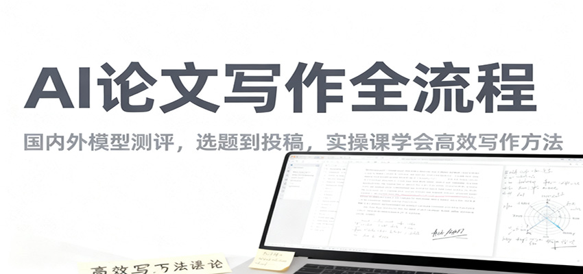 AI论文写作全流程,国内外模型测评,选题到投稿,实操课学高效写作方法网赚项目-副业赚钱-互联网创业-资源整合白嫖の网赚