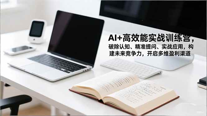 （16635期）AI+高效能实战训练营，破除认知、精准提问、实战应用，构建未来竞争力，开启多维盈利渠道网赚项目-副业赚钱-互联网创业-资源整合白嫖の网赚
