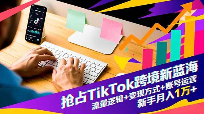（16640期）抢占TikTok跨境新蓝海：流量逻辑+变现方式+账号运营，新手月入1万+网赚项目-副业赚钱-互联网创业-资源整合白嫖の网赚
