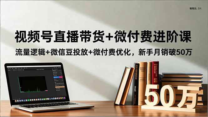 （16684期）视频号直播带货+微付费进阶课：流量逻辑+微信豆投放+微付费优化，新手月销破50万网赚项目-副业赚钱-互联网创业-资源整合白嫖の网赚