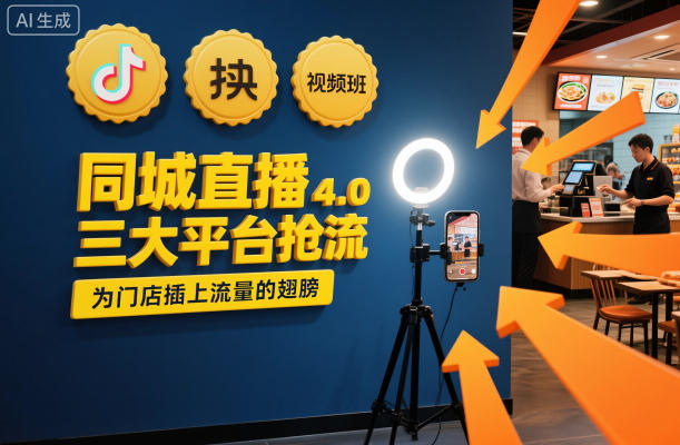 同城直播实操班4.0，三大平台抢流，为门店插上流量的翅膀网赚项目-副业赚钱-互联网创业-资源整合白嫖の网赚