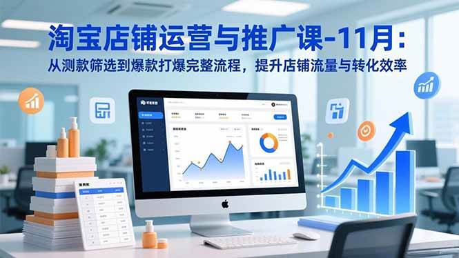 （16714期）淘宝店铺运营与推广课-11月：从测款筛选到爆款打爆完整流程，提升店铺流量与转化效率网赚项目-副业赚钱-互联网创业-资源整合白嫖の网赚