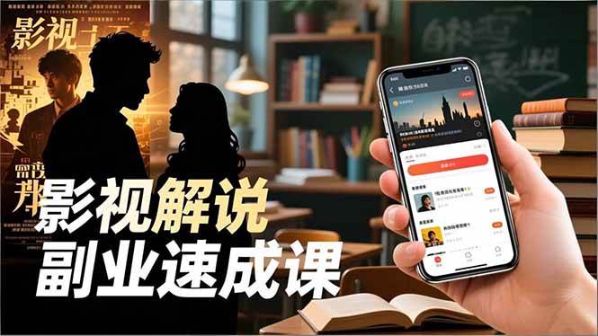 （16740期）Tk影视解说副业速成课，软件安装、全流程实操、爆款预设，新手两周变现网赚项目-副业赚钱-互联网创业-资源整合白嫖の网赚