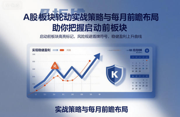A股板块轮动实战策略与每月前瞻布局，助你把握启动前板块，规避风险，实现稳健盈利网赚项目-副业赚钱-互联网创业-资源整合白嫖の网赚