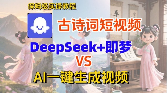 Coze扣子智能体工作流一键生成古诗词短视频，保姆级搭建教学网赚项目-副业赚钱-互联网创业-资源整合白嫖の网赚