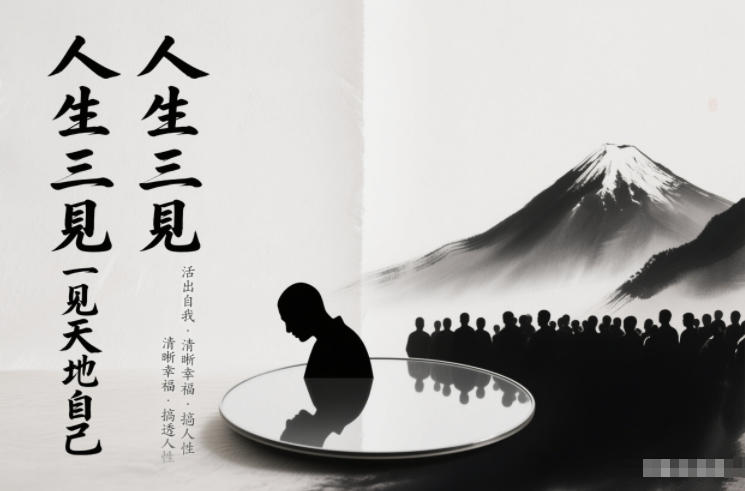 人生三见一见天地见众生见自己，活出自我拥有清晰幸福人生，搞透人性网赚项目-副业赚钱-互联网创业-资源整合白嫖の网赚