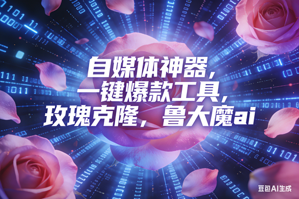 （16949期）ai鲁大魔，自媒体必备的软件，玫瑰克隆神器，一键爆款，详细教程网赚项目-副业赚钱-互联网创业-资源整合白嫖の网赚