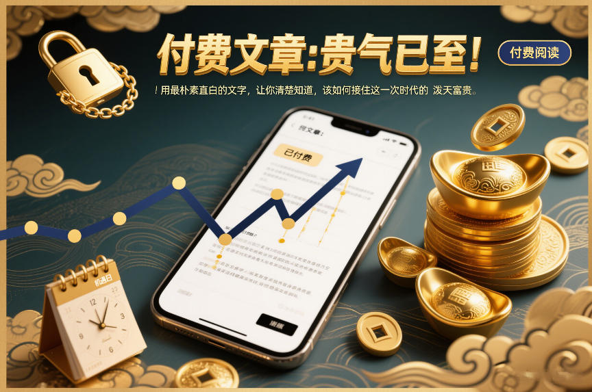 付费文章：贵气已至！用最朴素直白的文字，让你清楚知道，该如何接住这一次时代的泼天富贵网赚项目-副业赚钱-互联网创业-资源整合白嫖の网赚