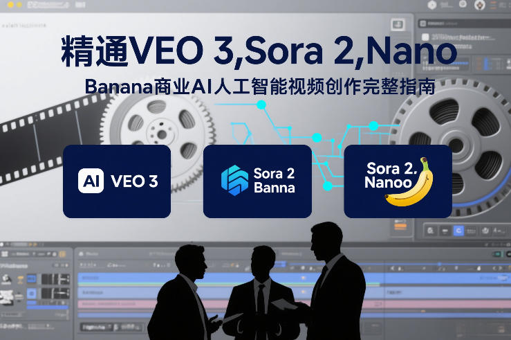 精通VEO3，Sora2，NanoBanana商业AI人工智能视频创作完整指南网赚项目-副业赚钱-互联网创业-资源整合白嫖の网赚