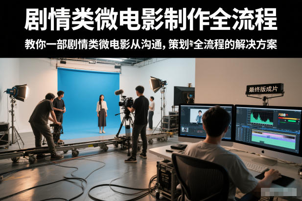 剧情类微电影制作全流程，教你一部剧情类微电影从沟通，策划到拍摄制作全流程的解决方案网赚项目-副业赚钱-互联网创业-资源整合白嫖の网赚