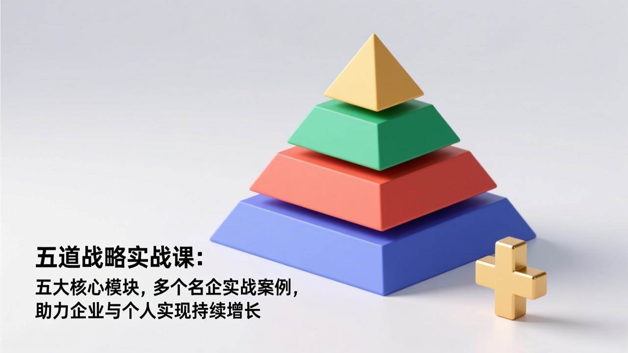 （17095期）五道战略实战课：五大核心模块，多个名企实战案例，助力企业与个人实现持续增长网赚项目-副业赚钱-互联网创业-资源整合白嫖の网赚