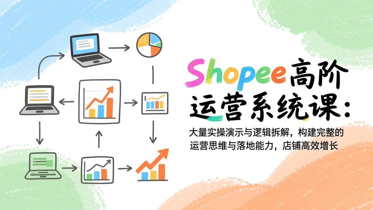 （17124期）Shopee高阶运营系统课：大量实操演示与逻辑拆解，构建完整的运营思维与落地能力，店铺高效增长网赚项目-副业赚钱-互联网创业-资源整合白嫖の网赚