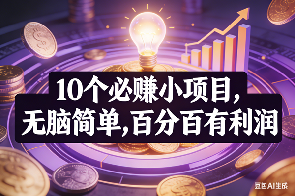 （17169期）10个必赚小项目，无脑简单，百分百有利润，副业首选，日入200+网赚项目-副业赚钱-互联网创业-资源整合白嫖の网赚
