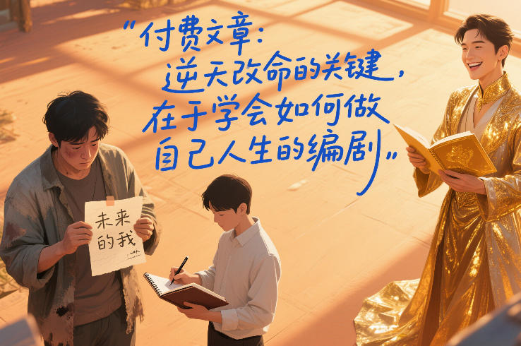 付费文章：逆天改命的关键，在于学会如何做自己人生的编剧网赚项目-副业赚钱-互联网创业-资源整合白嫖の网赚