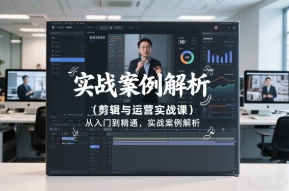 剪辑与运营实战课，从入门到精通，实战案例解析（更新2026）网赚项目-副业赚钱-互联网创业-资源整合白嫖の网赚