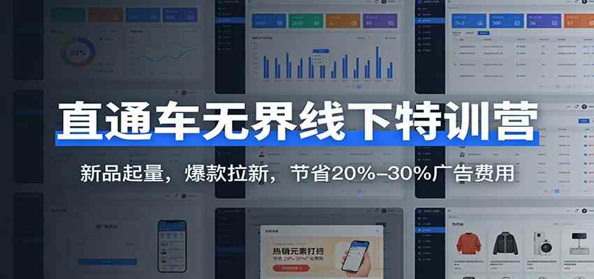 直通车无界线下特训营：新品起量，爆款拉新，节省20%-30%广告费用网赚项目-副业赚钱-互联网创业-资源整合白嫖の网赚