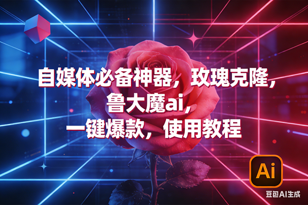 （17285期）玫瑰克隆神器，ai鲁大魔，自媒体必备工具，一键爆款神器，详细教程。网赚项目-副业赚钱-互联网创业-资源整合白嫖の网赚