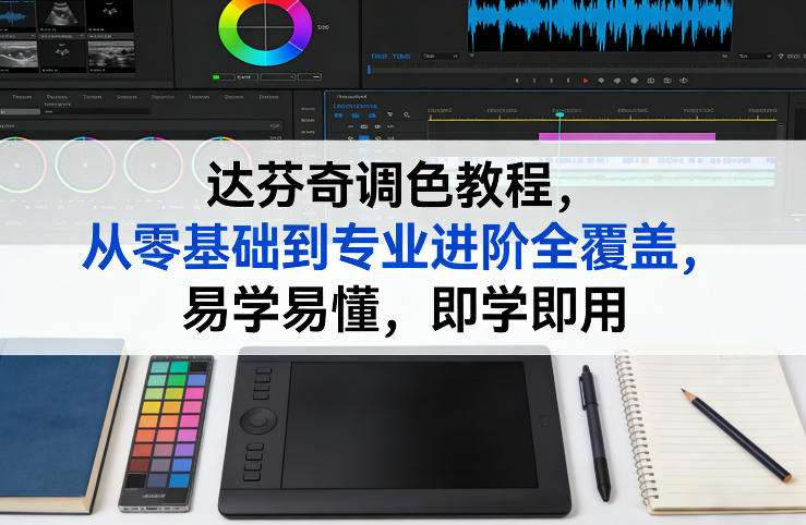 达芬奇调色教程，从零基础到专业进阶全覆盖，易学易懂，即学即用网赚项目-副业赚钱-互联网创业-资源整合白嫖の网赚
