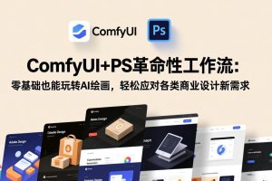 (17512期)ComfyUI+PS革命性工作流:零基础也能玩转AI绘画,轻松应对各类商业设计新需求