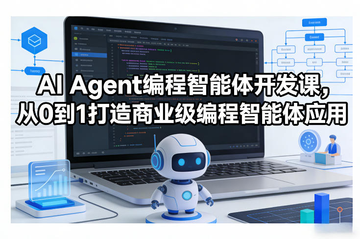 AIAgent编程智能体开发课，从0到1打造商业级编程智能体应用网赚项目-副业赚钱-互联网创业-资源整合白嫖の网赚