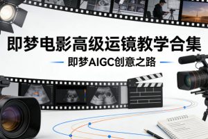 即梦电影高级运镜教学合集，即梦AIGC创意之路