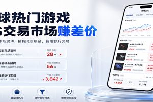 全球热门游戏CS交易市场赚差价，一个账号一部手机即可稳定运行，月入过万