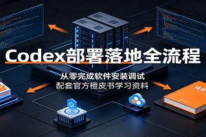 Codex部署落地全流程：从零完成软件安装调试，配套官方橙皮书学习资料