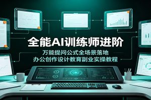 全能AI训练师进阶：万能提问公式全场景落地，办公创作设计教育副业实操教程