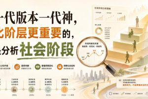 付费文章：一代版本一代神，比阶层更重要的，是分析社会阶段