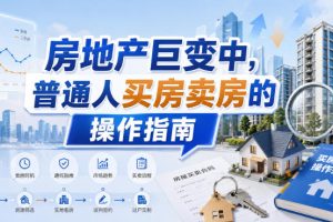 付费文章：房地产巨变中，普通人买房卖房的操作指南【上篇+下篇】