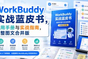 WorkBuddy实战蓝皮书，使用手册与实战指南，完整图文合并版