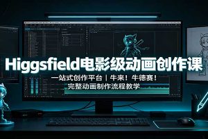 Higgsfield电影级动画创作课:一站式创作平台,牛来!牛德赛!完整动画制作流程教学