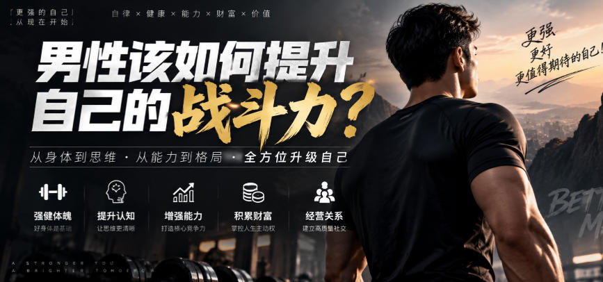 付费文章:男性该如何提升自己的战斗力?