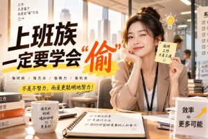 某社群精选付费文:上班族一定要学会“偷“