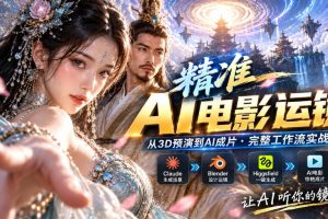 AI视频终于能精准运镜了！Claude+Blender+Higgsfield免费插件实测
